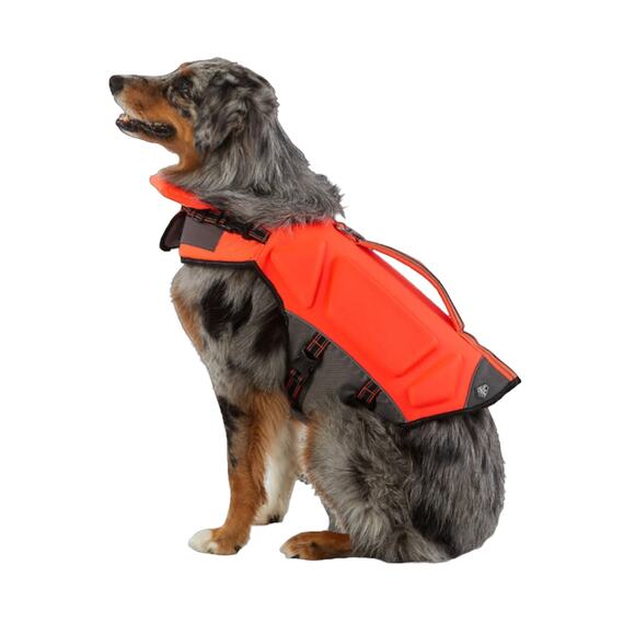 Arcadia Trail High Visibility Swim Life Jacket Dog Harness Size XL Vest Orange - Picture 1 of 7